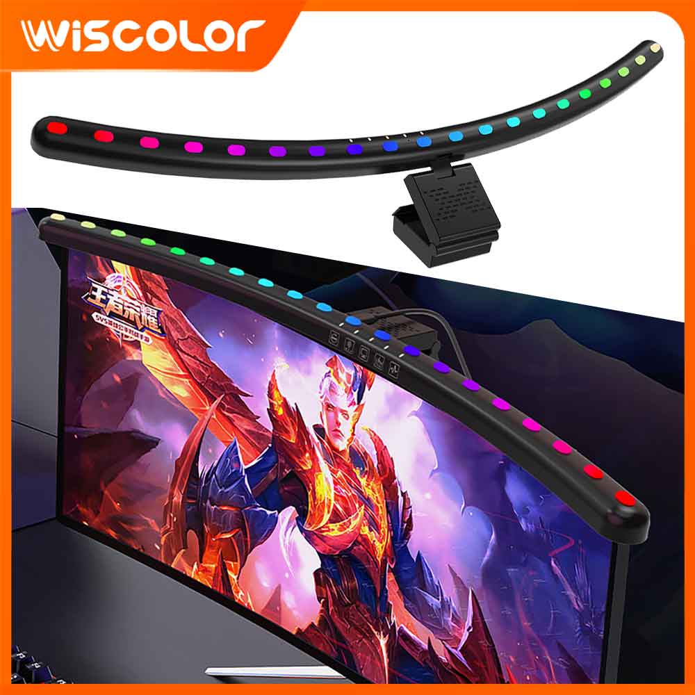 Desk Setup For Office - ไฟ RGB แบบแท่งสำหรับจอภาพ สมาร์ท Wifi ตกแต่งห้อง