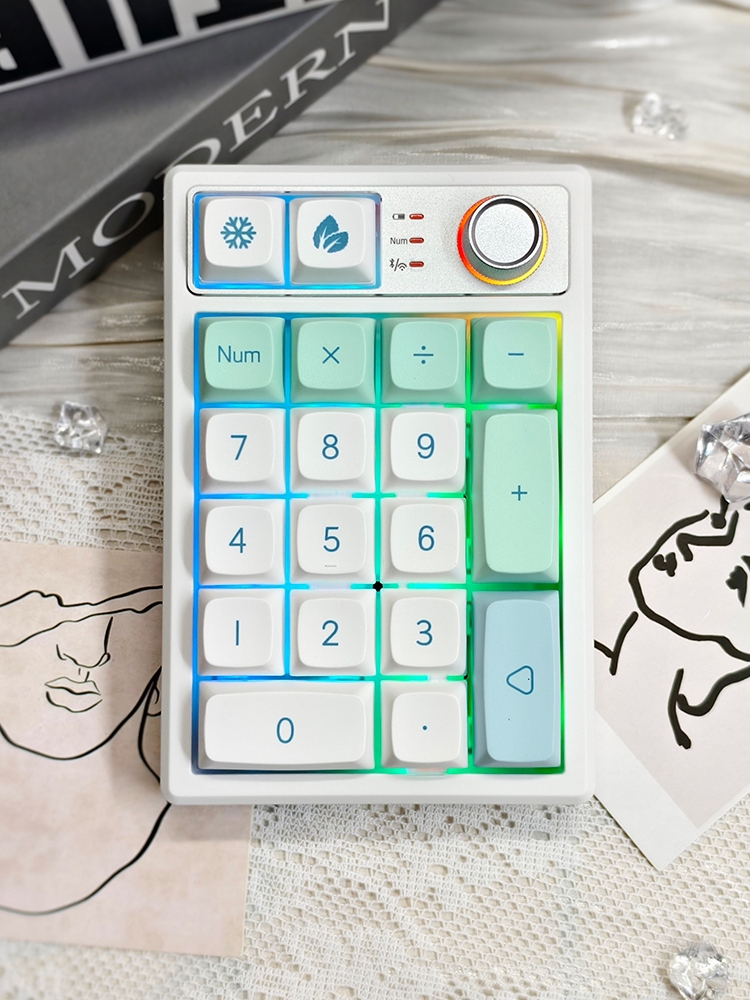 Desk Setup Programmer - คีย์บอร์ดเกมมิ่งขนาดเล็กแบบตั้งโปรแกรมได้ KEYCOOL รุ่น K19 RGB แบบ