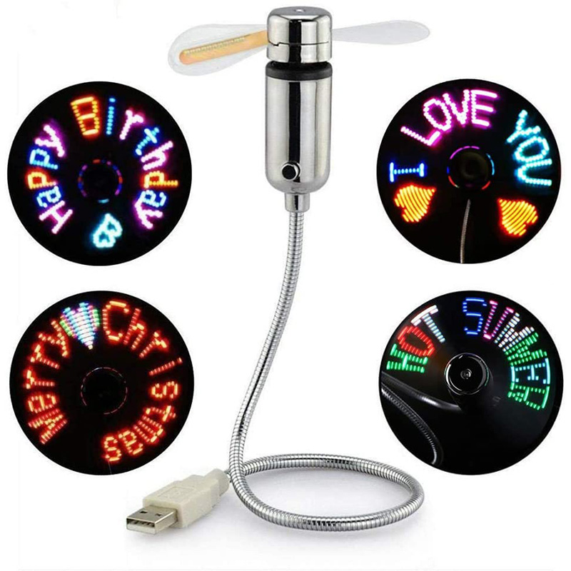 Desk Setup Programmer - Creative USB พัดลม,USB LED RGB พัดลมตั้งโต๊ะแบบยืดหยุ่น