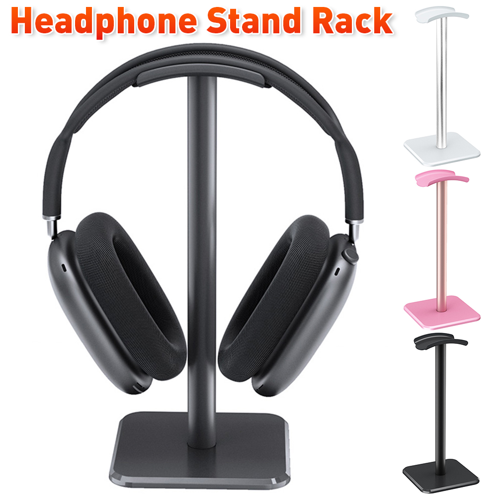 Desk Setup Accessories - ชั้นวางหูฟังอลูมิเนียมอัลลอยด์ชุดหูฟังขาตั้งประหยัดพื้นที่ออแกไนเซอร์ตั้งโต๊ะที่แขวนหูฟังหูฟังเกม