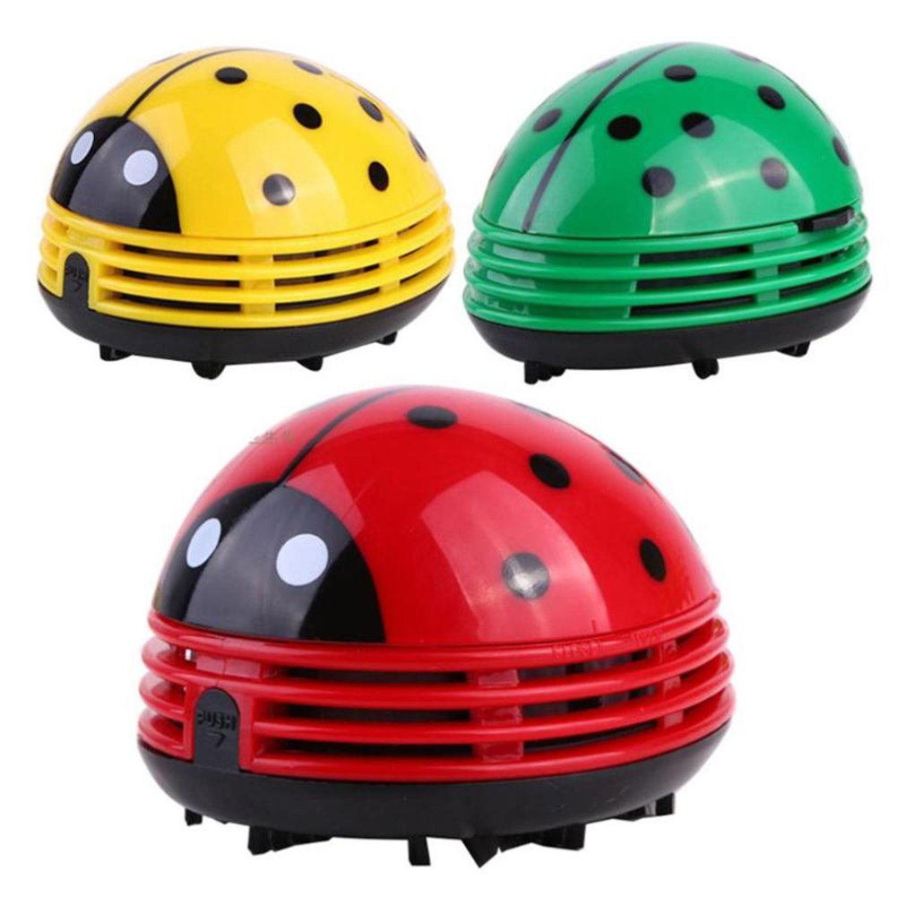 Desk Setup At Home - น่ารัก Ladybug เดสก์ท็อปเครื่องดูดฝุ่นฝุ่นสําหรับ Home Office ตารางแปรงทําความสะอาดขนาดเล็กทําความสะอาดคีย์บอร์ด