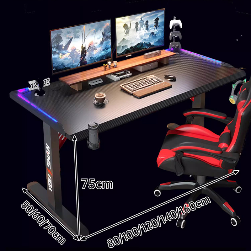 L Shaped Desk Setup - ยกโต๊ะด้านบนสําหรับคอมพิวเตอร์ โต๊ะปรับความสูงได้ ค่าโต๊ะ โต๊ะทํางาน Bureaux Gaming