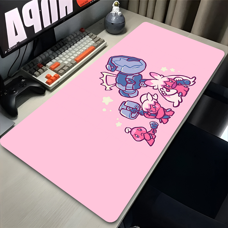 Desk Setup Accessories - แผ่นรองเมาส์ P-pokemon Tinkaton Gamer แผ่นรองคีย์บอร์ด แผ่นรองเมาส์ยาง