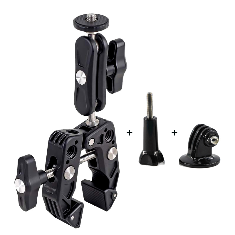 Monitor Arm Clamp - โลหะ Super Clamp 360 หัว Magic
