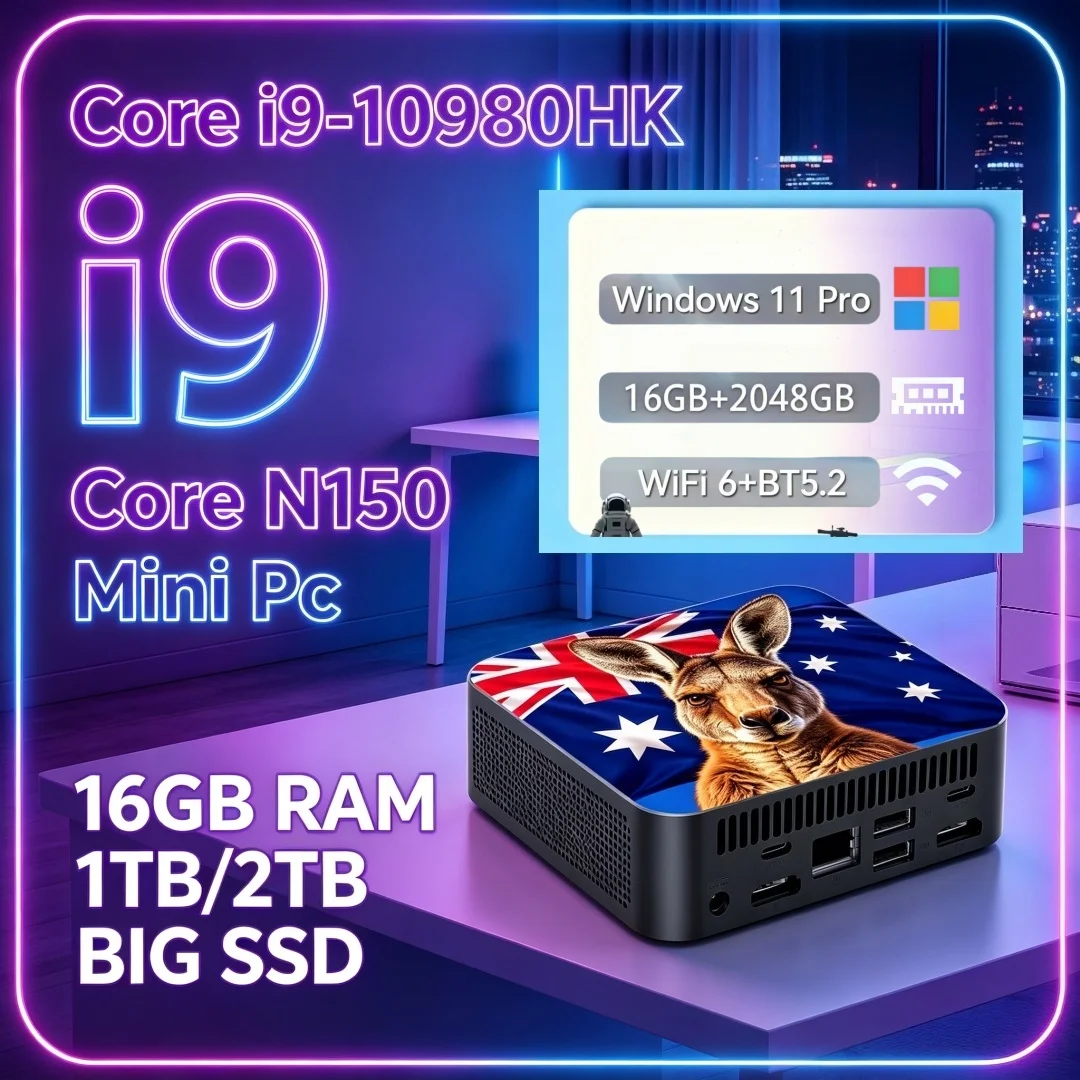 Desk Setup For Studying - มินิพีซี Core N150 I9‑10980HK สำหรับการตั้งค่าโต๊ะทำงานในออสเตรเลีย ระบบปฏิบัติการ