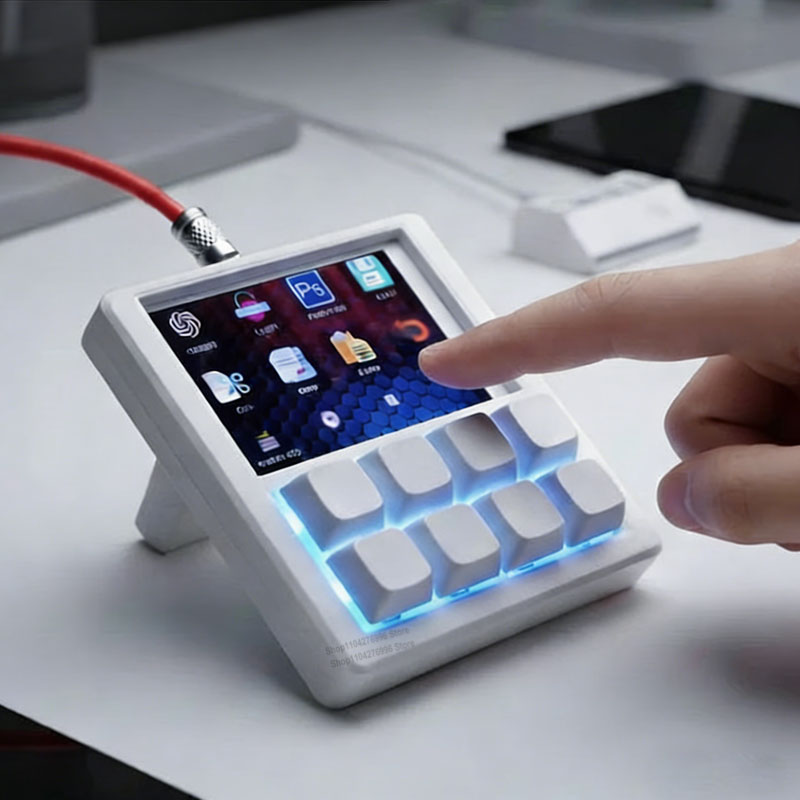 Desk Setup Programmer - คีย์บอร์ด DIY แบบตั้งโต๊ะ โปรแกรมได้ 8 ปุ่ม