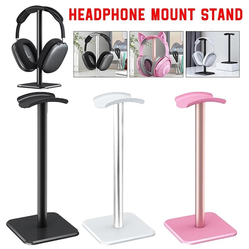 Desk Setup Accessories - ที่วางหูฟังพลาสติกอเนกประสงค์ 1 ชิ้น สำหรับเกมมิ่ง ที่แขวนหูฟังแบบตั้งโต๊ะ ที่จัดระเบียบหูฟัง