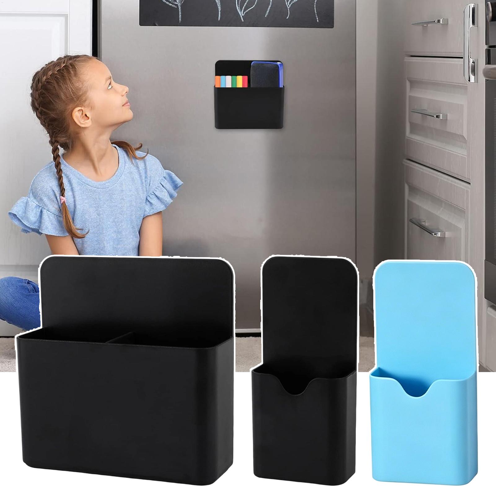 Pen Cup Magnetic - ที่ใส่ปากกาแม่เหล็ก ที่วางปากกาแม่เหล็ก ที่ใส่ดินสอ ที่ใส่ปากกาติดตู้เย็น ที่เก็บของอเนกประสงค์ ที่ใส่ปากกาเมจิก