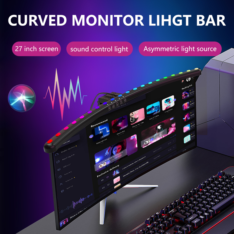 ไฟ RGB แบบแท่งสำหรับจอภาพ สมาร - Desk Setup For Office บทวิจารณ์และราคา