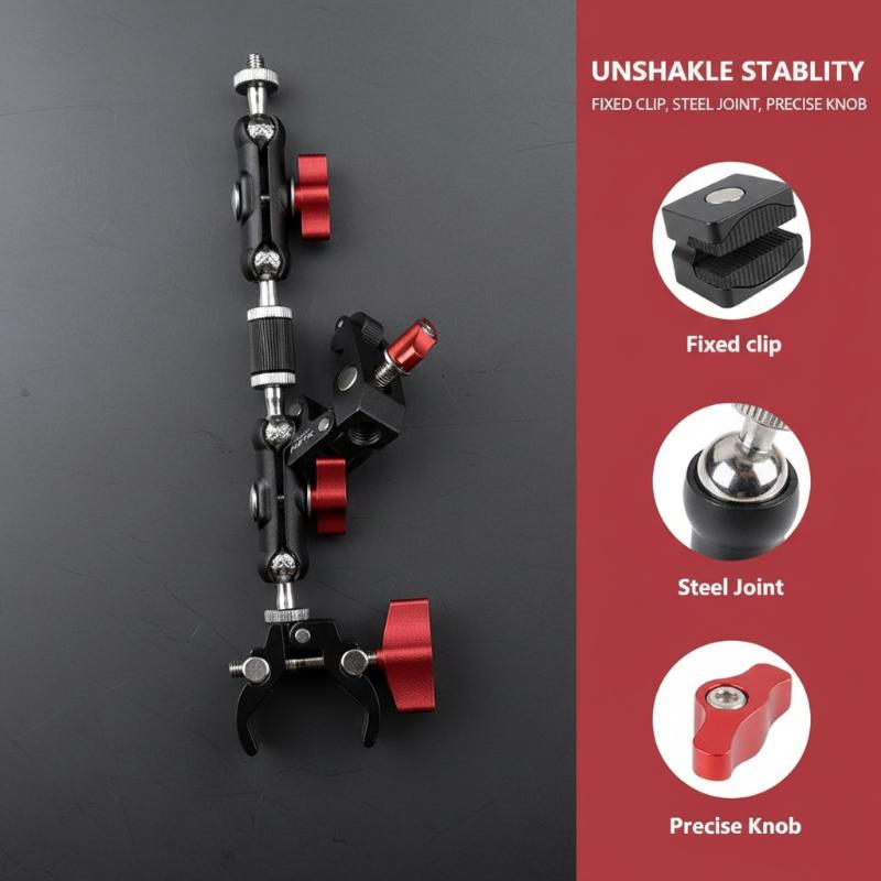 แคลมป์กล้อง 1 ชุด แบบโลหะ พร้อ - Monitor Arm Clamp บทวิจารณ์และราคา
