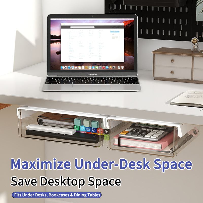 ระบบลิ้นชักซ่อนใต้โต๊ะ ติดตั้ง - Desk Setup For Studying บทวิจารณ์และราคา