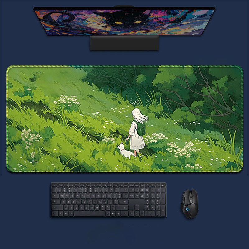 แผ่นรองเมาส์เกมมิ่งขนาดใหญ่ลาย - Desk Setup Natural บทวิจารณ์และราคา