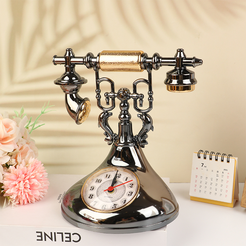 นาฬิกาปลุกแบบโทรศัพท์ย้อนยุค 1 - Desk Setup At Home บทวิจารณ์และราคา