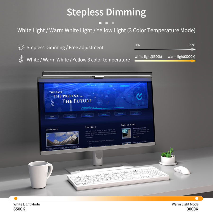 โคมไฟ LED สำหรับหน้าจอคอมพิวเต - Desk Setup Computer บทวิจารณ์และราคา