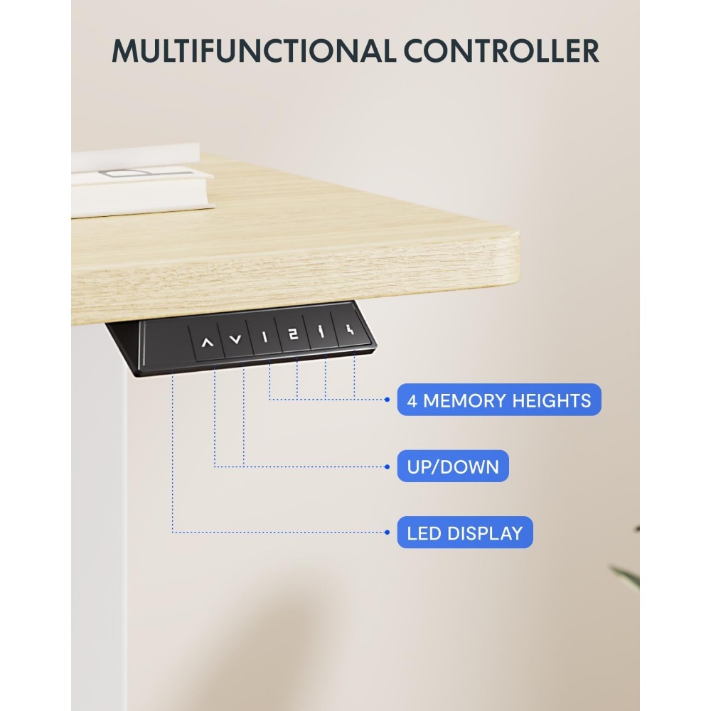 FLEXISPOT โต๊ะยืนไฟฟ้าขนาด 63x - Desk Setup For Office บทวิจารณ์และราคา