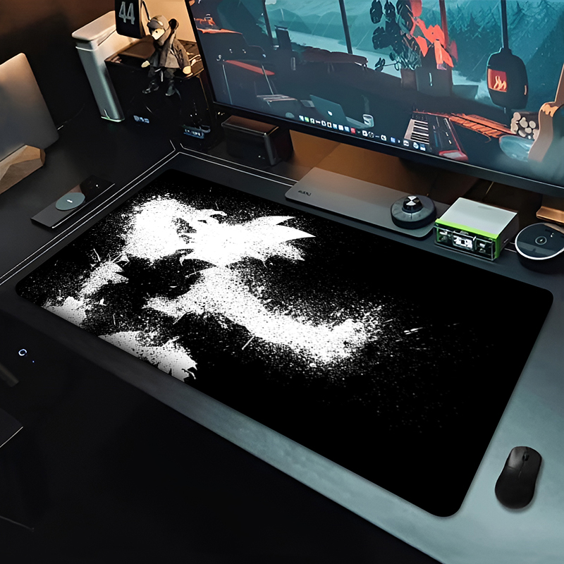 แผ่นรองเมาส์อนิเมะ DBZ สีดำ ลา - Desk Setup Accessories บทวิจารณ์และราคา
