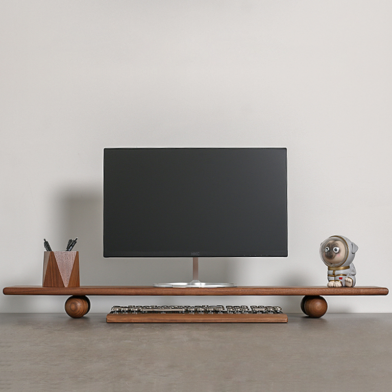 ไม้ธรรมชาติเดสก์ท็อป Riser Dua - Desk Setup Natural บทวิจารณ์และราคา