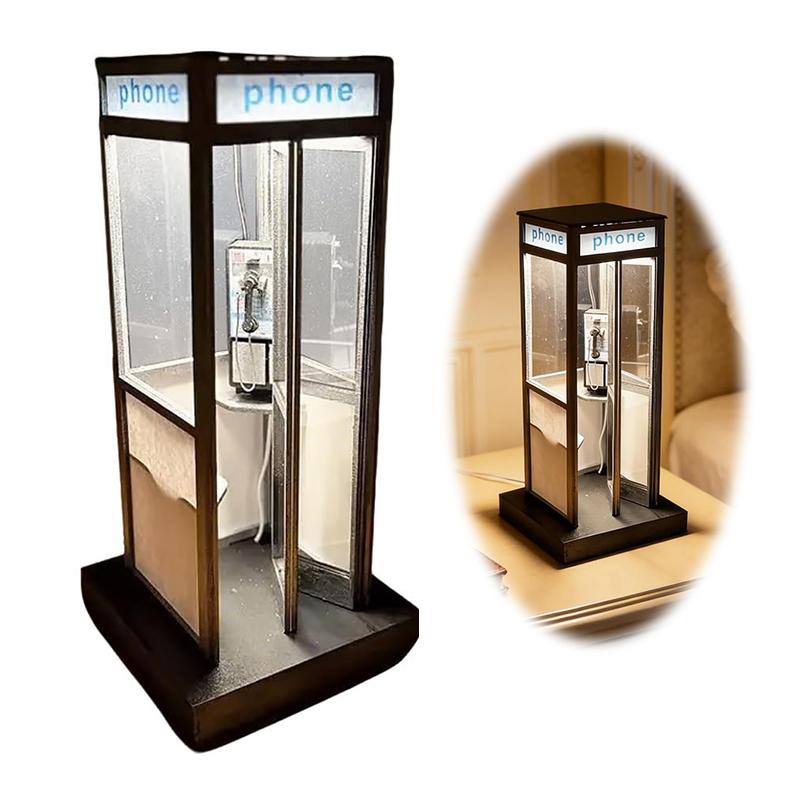 โคมไฟตั้งโต๊ะรูปตู้โทรศัพท์คลา - Desk Setup Retro บทวิจารณ์และราคา