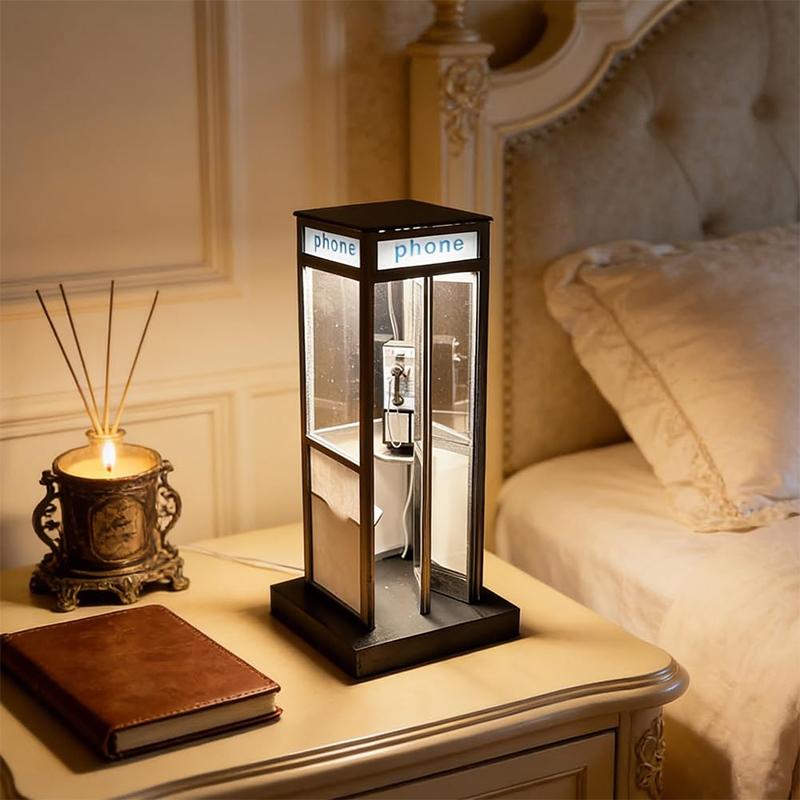 โคมไฟตั้งโต๊ะรูปตู้โทรศัพท์คลา - Desk Setup Retro บทวิจารณ์และราคา