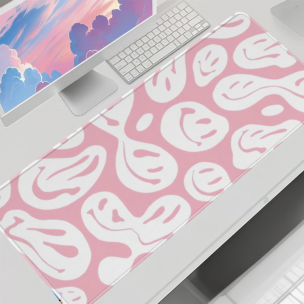 แผ่นรองเมาส์สีชมพูสวยงามขนาดให - Desk Setup For Studying บทวิจารณ์และราคา