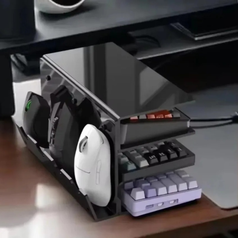 ชั้นวางคีย์บอร์ด 3 ชั้น อะคริล - Desk Setup Gaming บทวิจารณ์และราคา