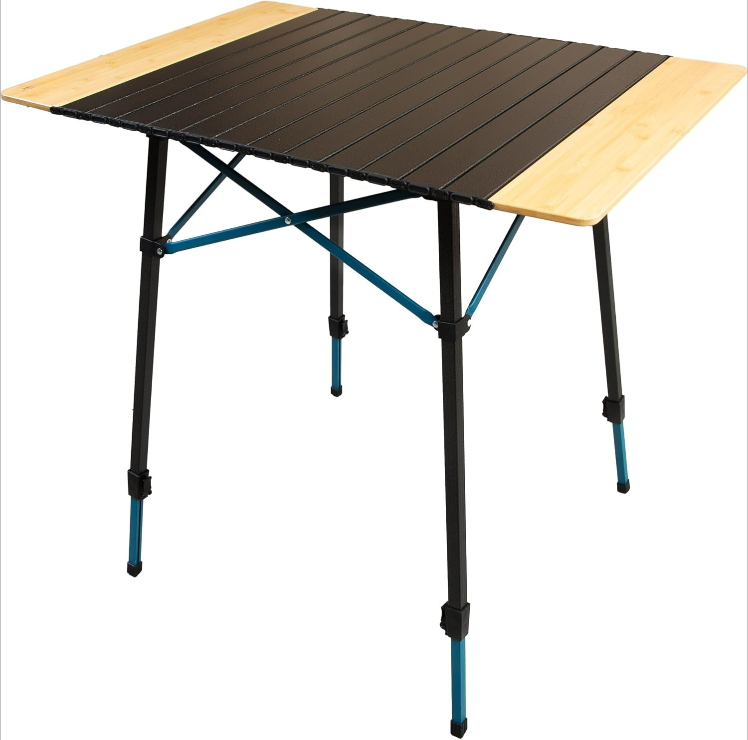 โต๊ะพับสำหรับตั้งแคมป์แบบพกพา  - Desk Setup Natural บทวิจารณ์และราคา