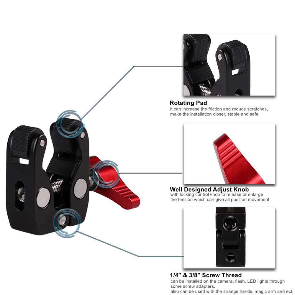 โลหะ Multi-Function BALL HEAD  - Monitor Arm Clamp บทวิจารณ์และราคา
