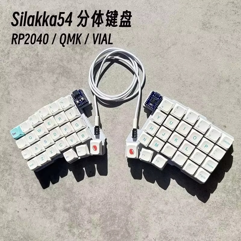 คีย์บอร์ด Silakka54 แบบแยกส่วน - Desk Setup Programmer บทวิจารณ์และราคา