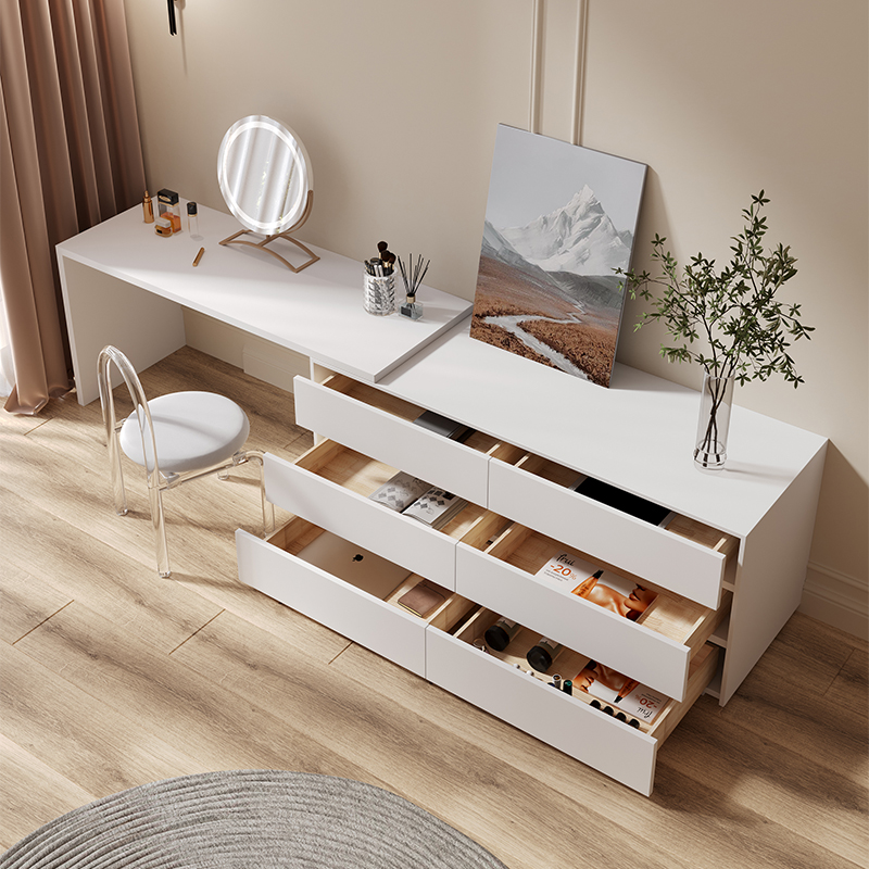 โต๊ะเครื่องแป้งอเนกประสงค์รูปต - L Shaped Desk Setup บทวิจารณ์และราคา