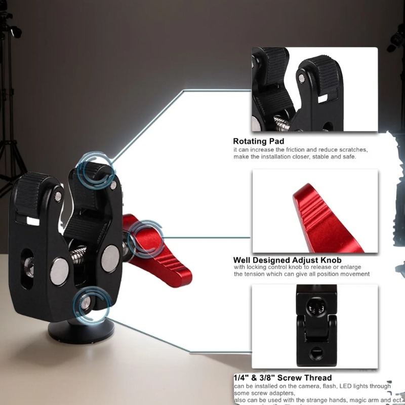 ซุปเปอร์แคลมป์ ที่ยึดกล้อง ที่ - Monitor Arm Clamp บทวิจารณ์และราคา