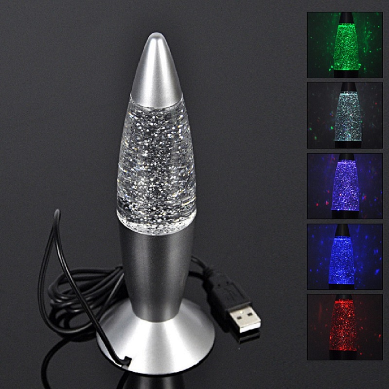 โคมไฟรูปทรงจรวด LED แบบ USB เป - Desk Setup Gaming บทวิจารณ์และราคา