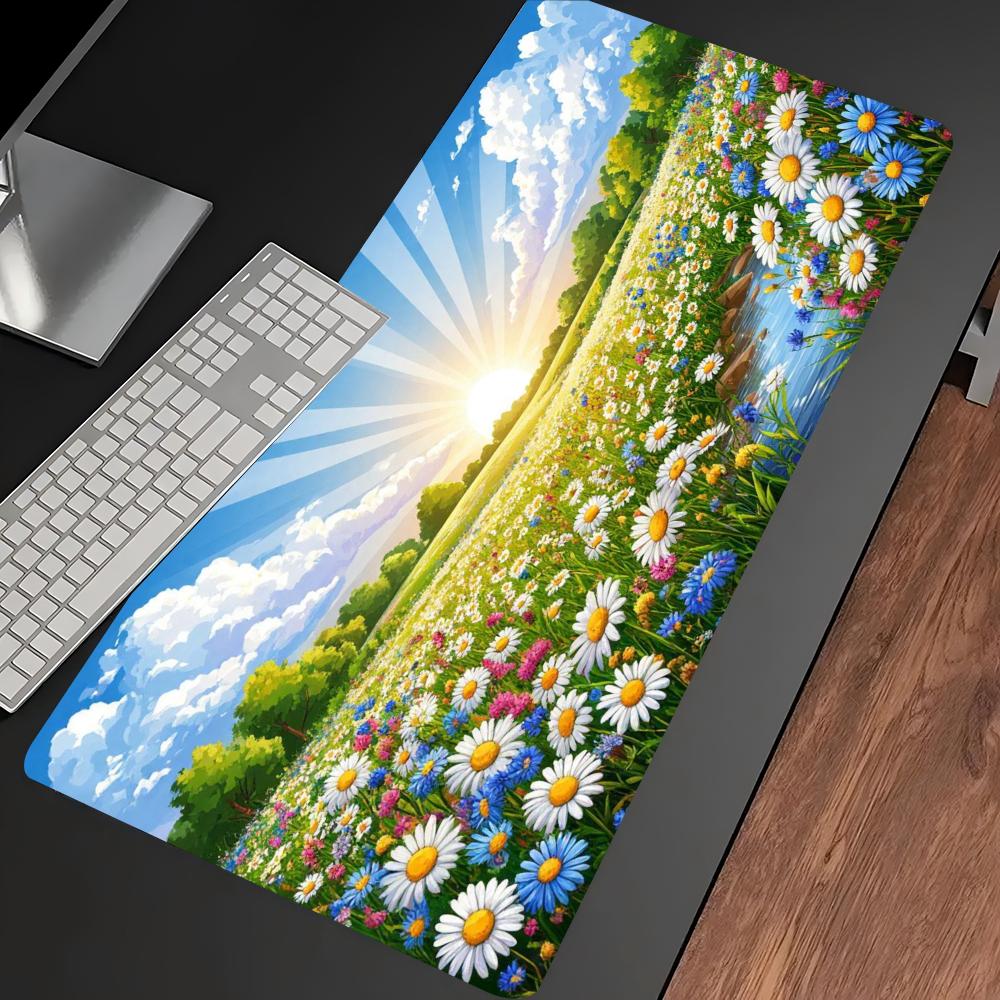 แผ่นรองเมาส์เกมมิ่งขนาดใหญ่ลาย - Desk Setup Natural บทวิจารณ์และราคา