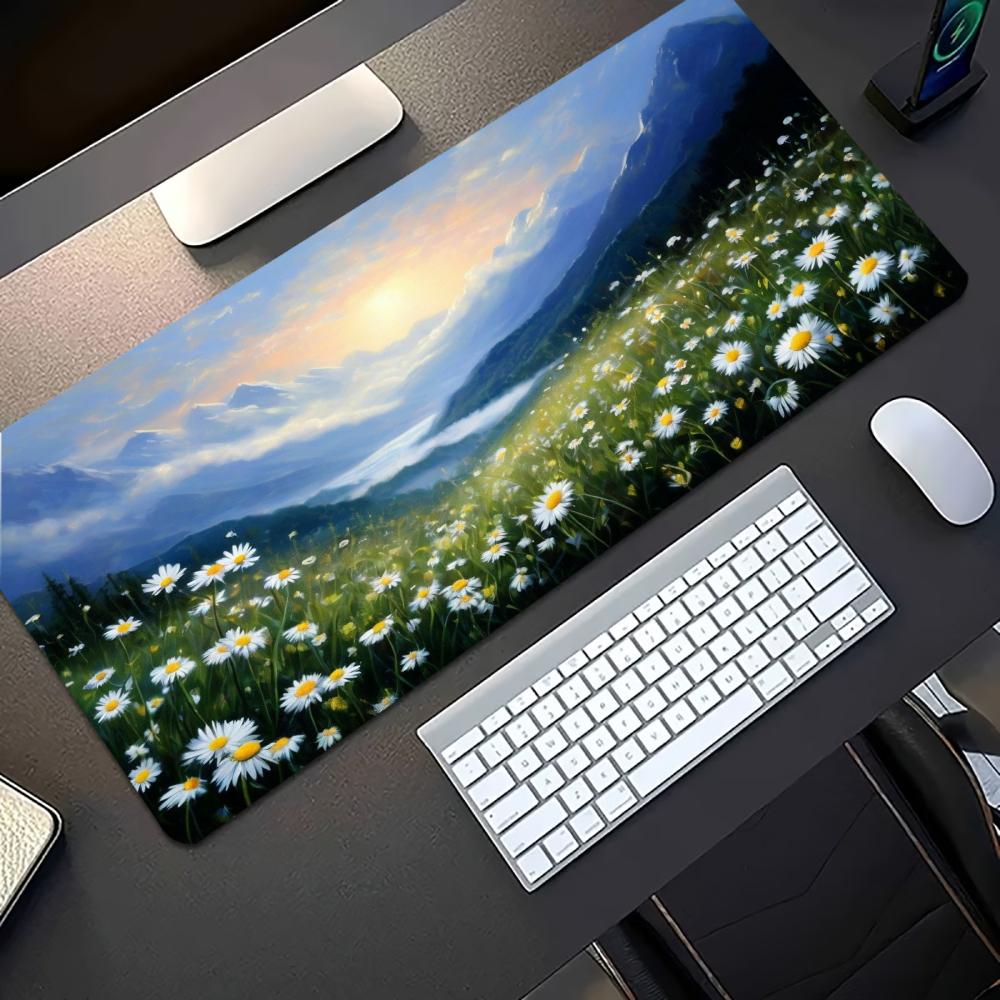 แผ่นรองเมาส์เกมมิ่งขนาดใหญ่ลาย - Desk Setup Natural บทวิจารณ์และราคา