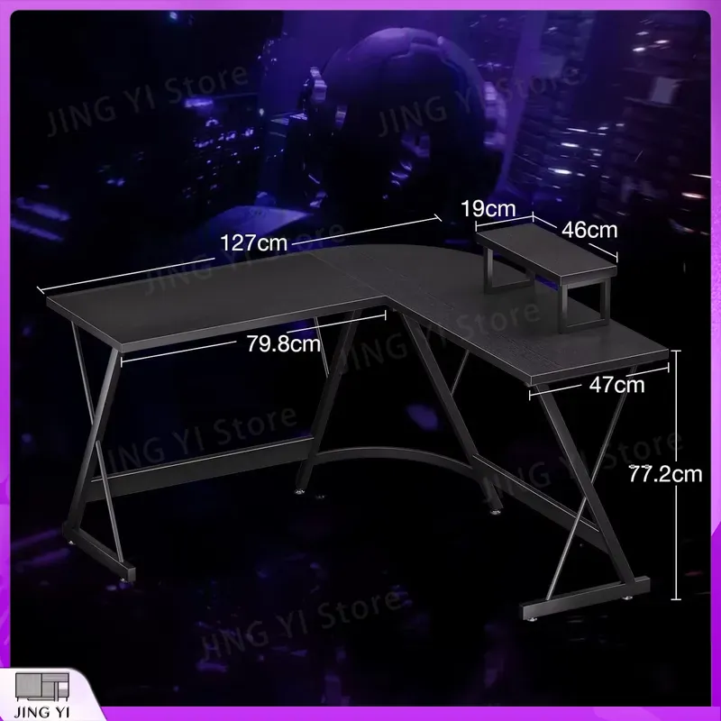โต๊ะเล่นเกมรูปตัว L พร้อมขาตั้ - L Shaped Desk Setup บทวิจารณ์และราคา