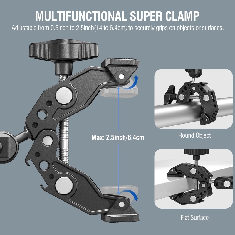 ตัวหนีบอเนกประสงค์อะลูมิเนียมพ - Monitor Arm Clamp บทวิจารณ์และราคา