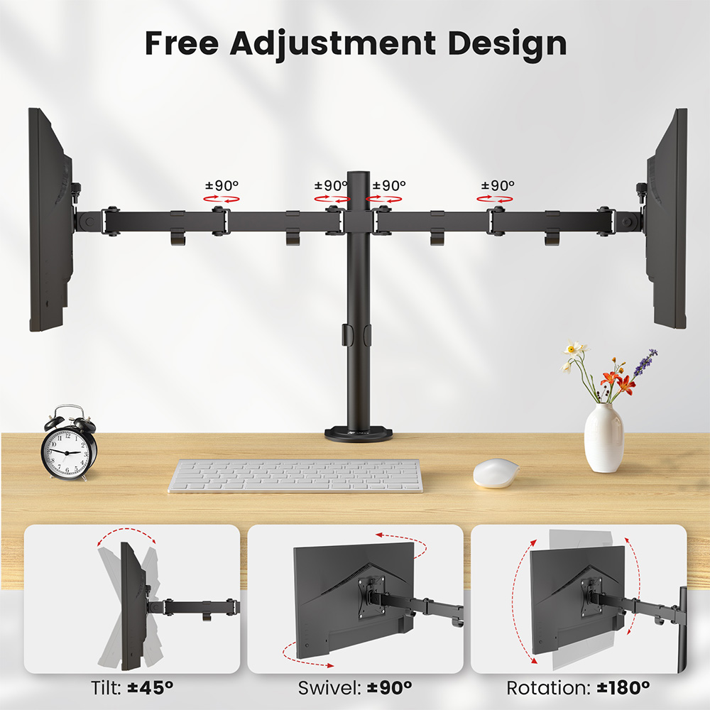 ACGAM MDS-1D ขาตั้งจอภาพคู่, ข - Monitor Arm Clamp บทวิจารณ์และราคา