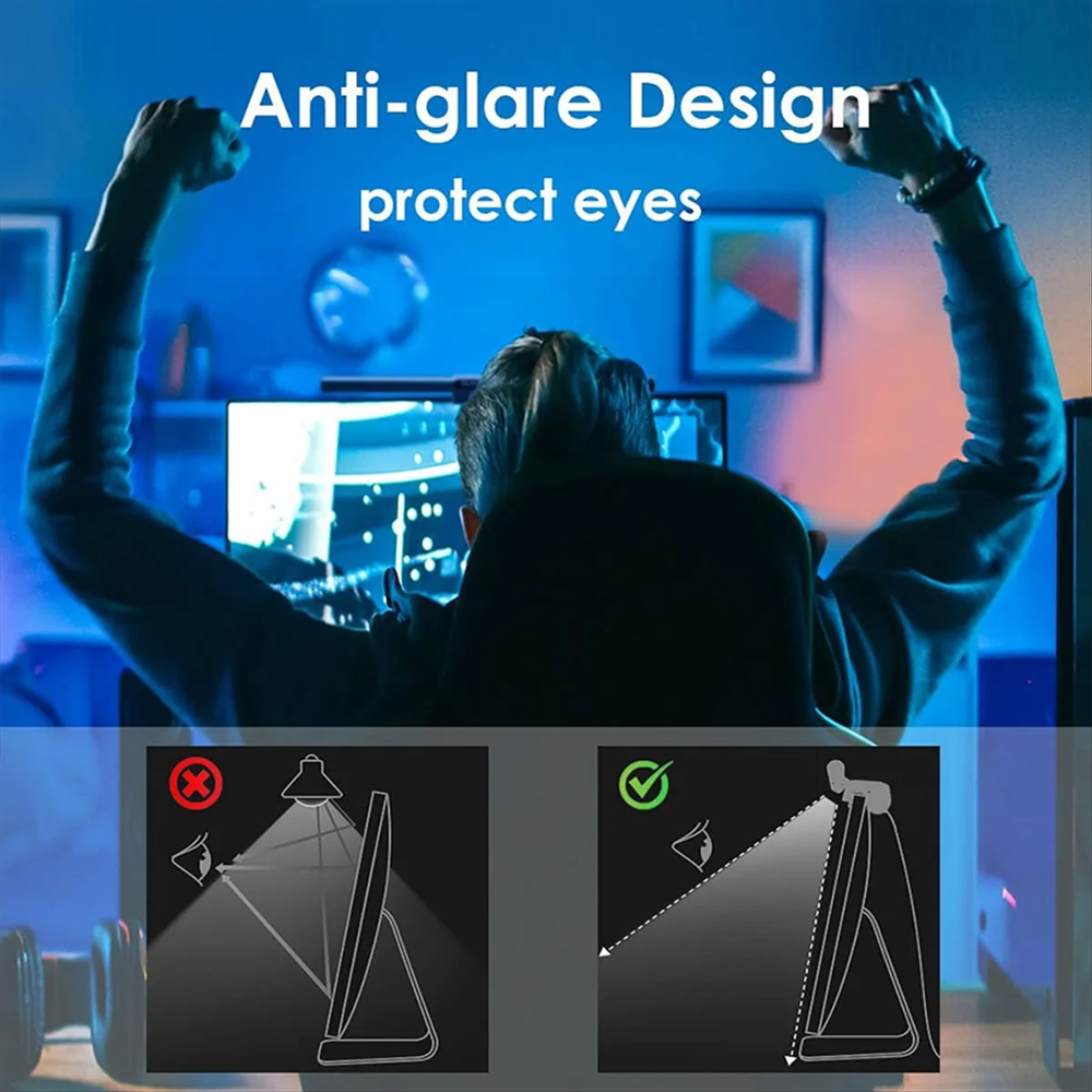 ไฟ LED แบบแท่งสำหรับตกแต่งหน้า - Desk Setup On Bed บทวิจารณ์และราคา
