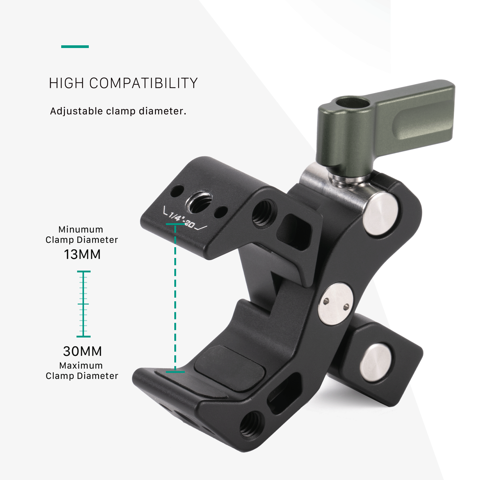 แคลมป์ยึดโลหะแบบแคลมป์ยึดสีดำ  - Monitor Arm Clamp บทวิจารณ์และราคา