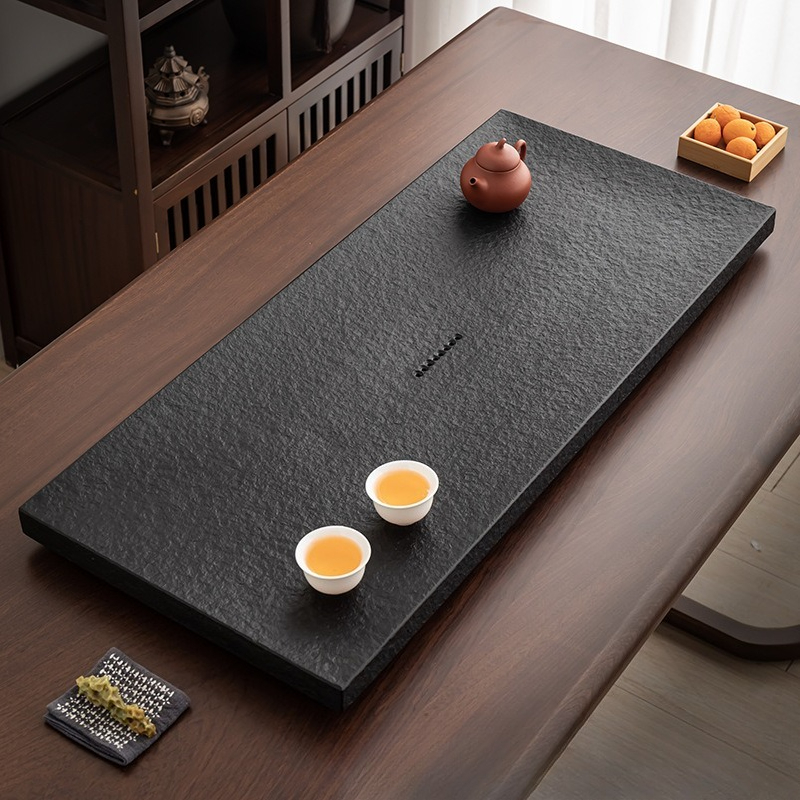ถาดชาหินสีดำธรรมชาติ ชุดชงชาจี - Desk Setup At Home บทวิจารณ์และราคา