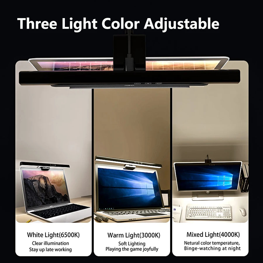 ไฟ LED สำหรับจอคอมพิวเตอร์ ขนา - Desk Setup On Bed บทวิจารณ์และราคา