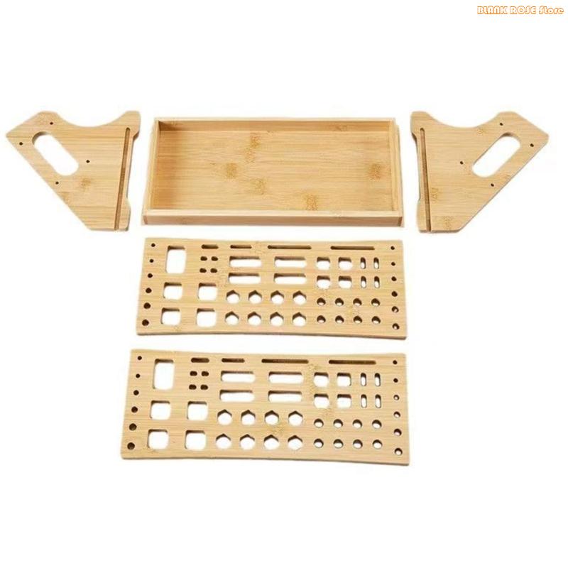 K1AE ไม้ธรรมชาติชั้นวางของไม่จ - Desk Setup Natural บทวิจารณ์และราคา