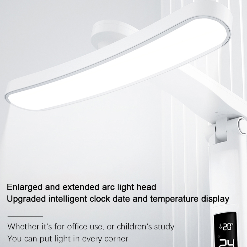 นาฬิกา LED โคมไฟตั้งโต๊ะ USB ช - Desk Setup At Home บทวิจารณ์และราคา