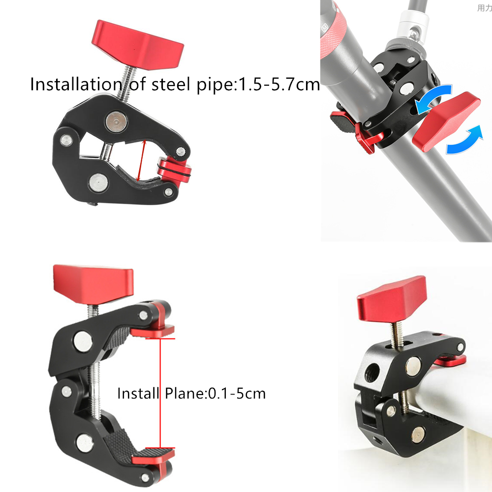 แขนจับอเนกประสงค์แบบปรับได้พร้ - Monitor Arm Clamp บทวิจารณ์และราคา
