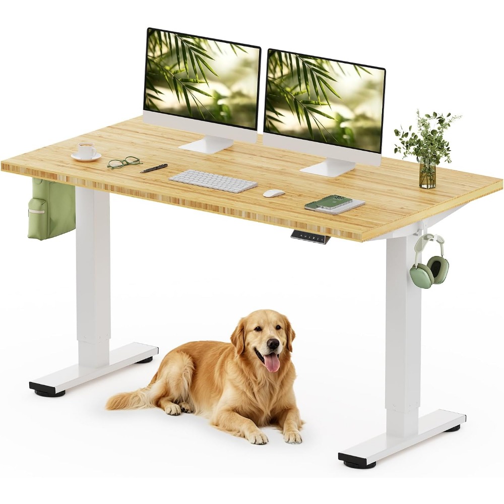 FLEXISPOT โต๊ะทำงานแบบยืนไม้ไผ - Desk Setup For Office บทวิจารณ์และราคา