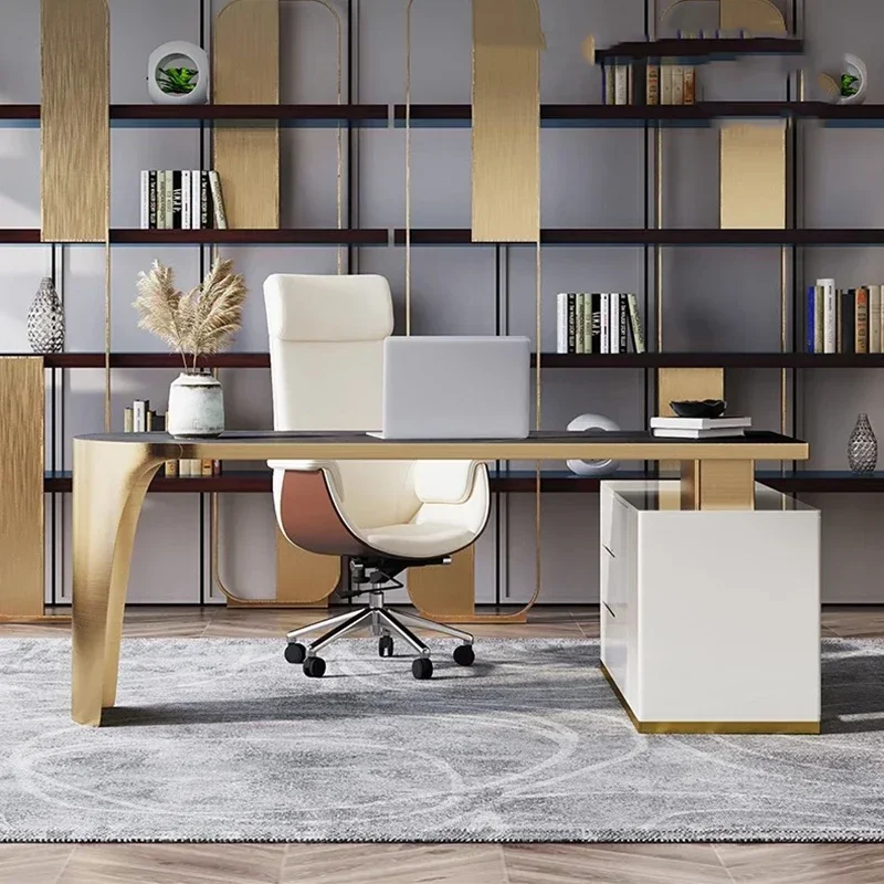 โต๊ะทำงานผู้บริหารสไตล์ยุโรป โ - Desk Setup For Office บทวิจารณ์และราคา